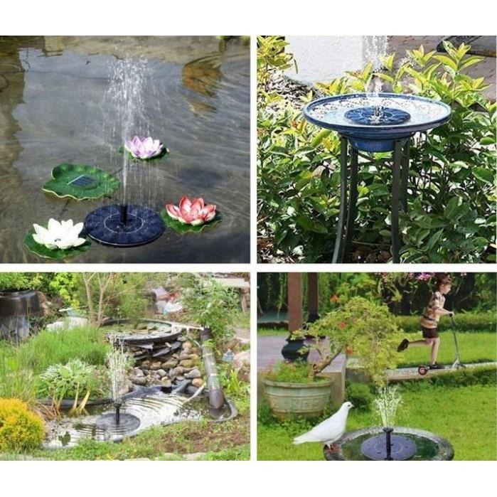 🇹🇼四月科技能源🍀太陽能漂浮噴泉 戶外魚池景觀微型直流無刷水泵抽水機 水泵 16cm C011-細節圖3