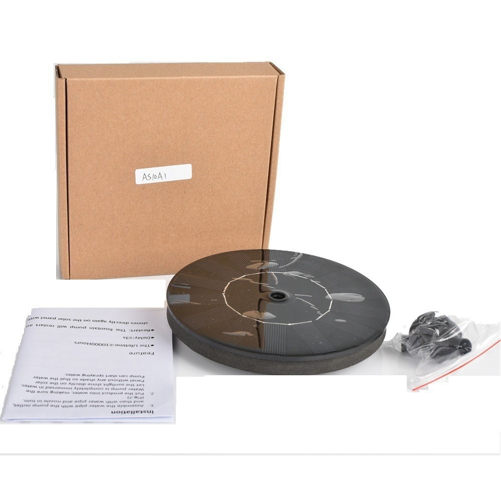 🇹🇼四月科技能源🍀太陽能漂浮噴泉 戶外魚池景觀微型直流無刷水泵抽水機 水泵 16cm C011-細節圖10