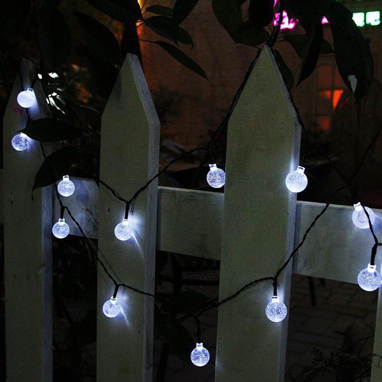 ╭☆April shop☆╮光控太陽能燈 氣泡球 聖誕燈 節日彩燈/太陽能串燈 30LEDA0329-細節圖3