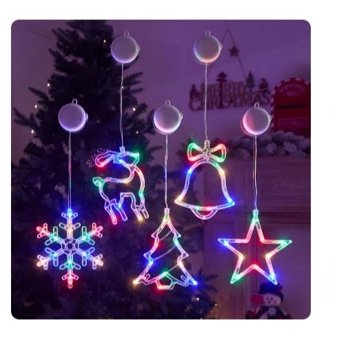 ☆四月科技能源☆電池燈 鈴鐺燈 LED節日燈 禮物室內透明線 窗戶燈吸盤可掛在玻璃上{010-2}-細節圖5