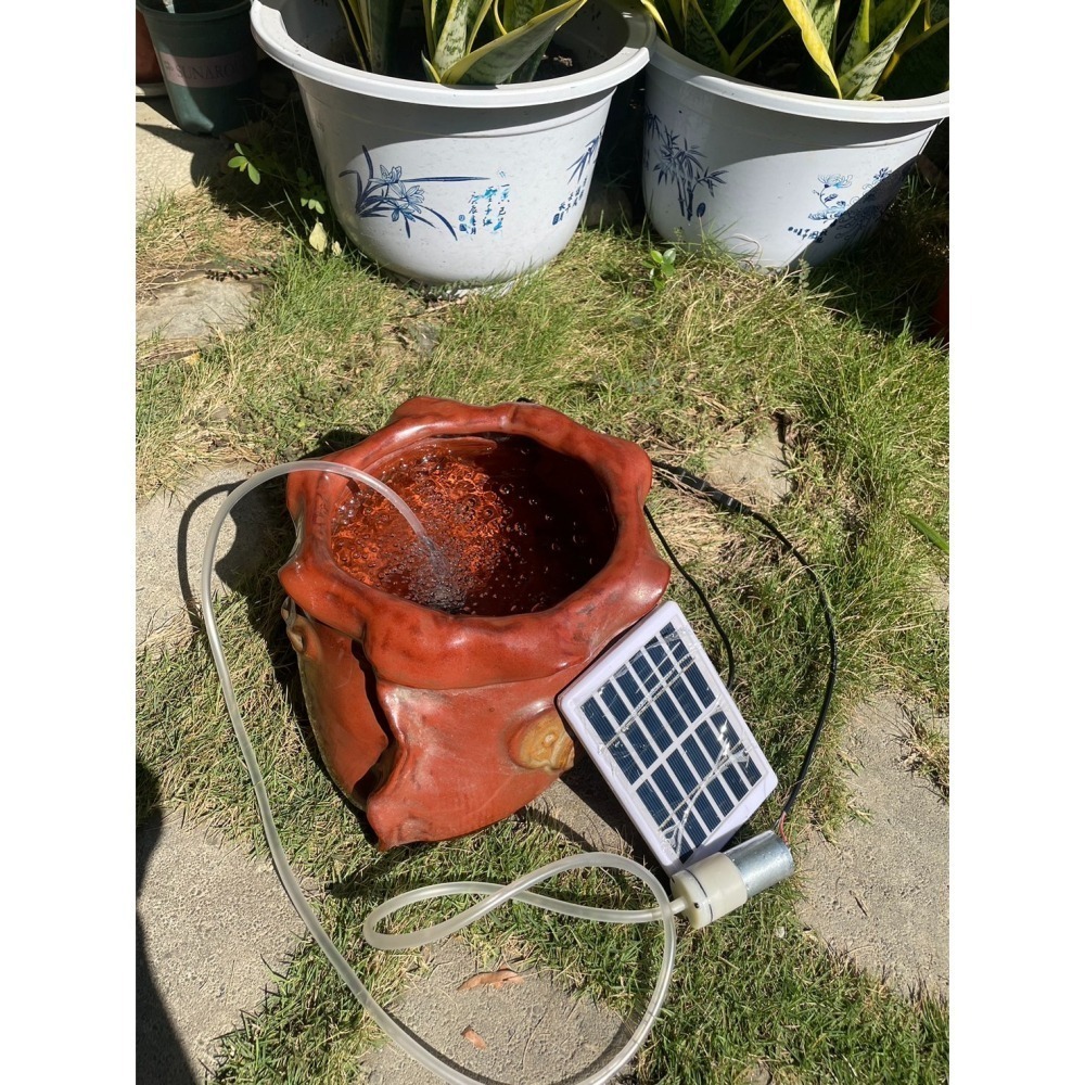 ☆四月科技能源☆小型便攜式魚池太陽能氣泵戶外無電增氧泵小型塘養魚魚缸增氧機養殖專業打氣(直驅)A0096-11-細節圖5