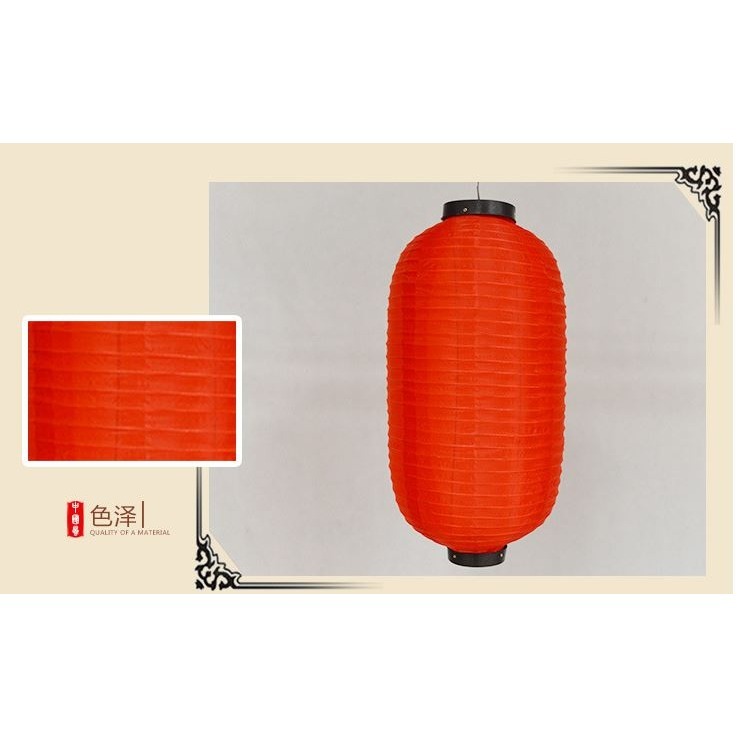 🇹🇼四月科技能源🍀日韓式折疊大紅冬瓜拉絲燈籠舞蹈道具長圓紅燈籠百福裝飾廣告燈籠{07-1}-細節圖2