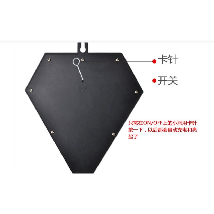 ☆四月科技能源☆光控太陽能燈 人體感應燈 壁燈6 LED鑽石壁燈牆壁庭院路燈A0377-細節圖7
