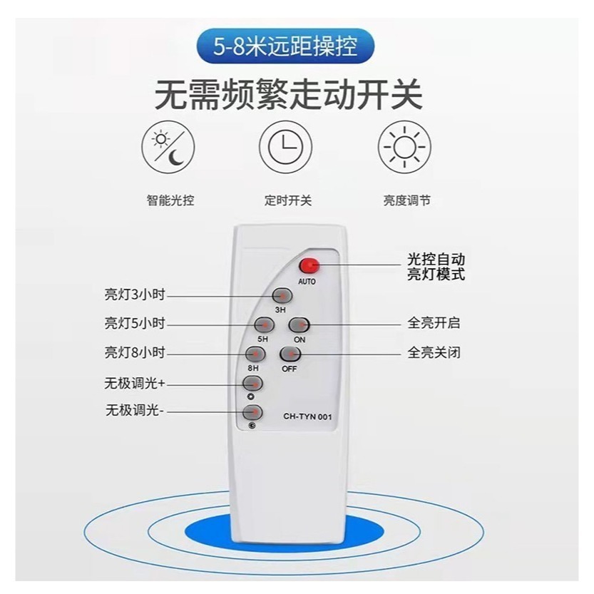 ☆四月科技能源☆光控太陽能高功率led植物生長燈植物補光花卉蔬菜仿太陽光 戶外全光譜A0021[010-3]-細節圖7