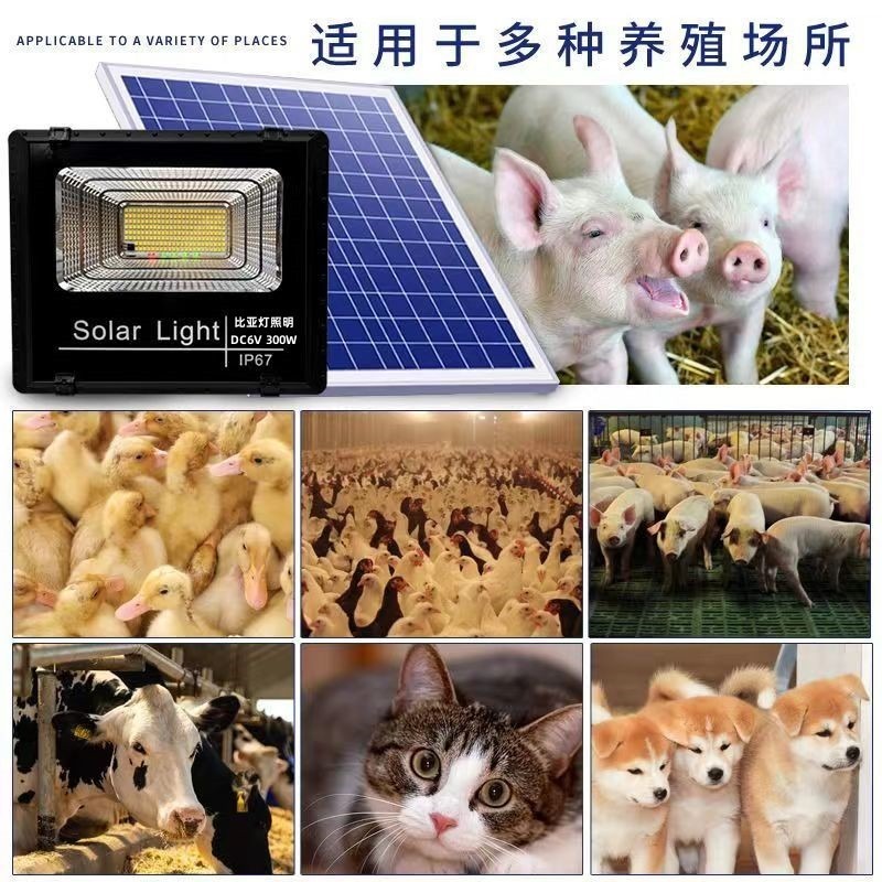 ☆四月科技能源☆養殖場太陽能燈40W養雞場專用led超亮養殖場暖光燈照明燈蛋雞節能燈A0021-2[010-3]-細節圖2