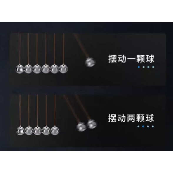 🇹🇼拉拉Lala＇s 牛頓擺球撞球 裝飾傢居擺件禮品擺件 居家裝飾擺件-細節圖6