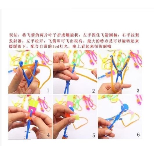 拉拉Lala＇s 彈射發光飛箭 小號彈弓閃光 飛天火箭燈 閃光飛天仙子9元-細節圖7