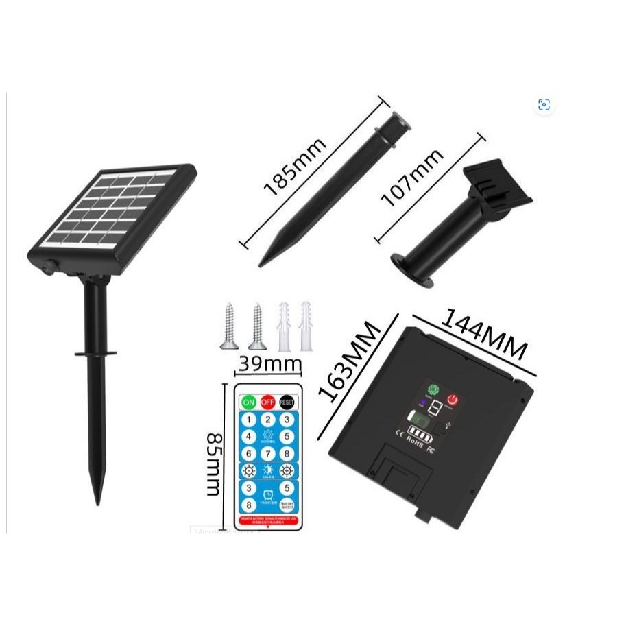 ☆四月科技能源☆配件區 太陽能聖誕燈串節日彩燈銅線燈皮線燈S14G40G45G50 控制器 電池盒-細節圖5