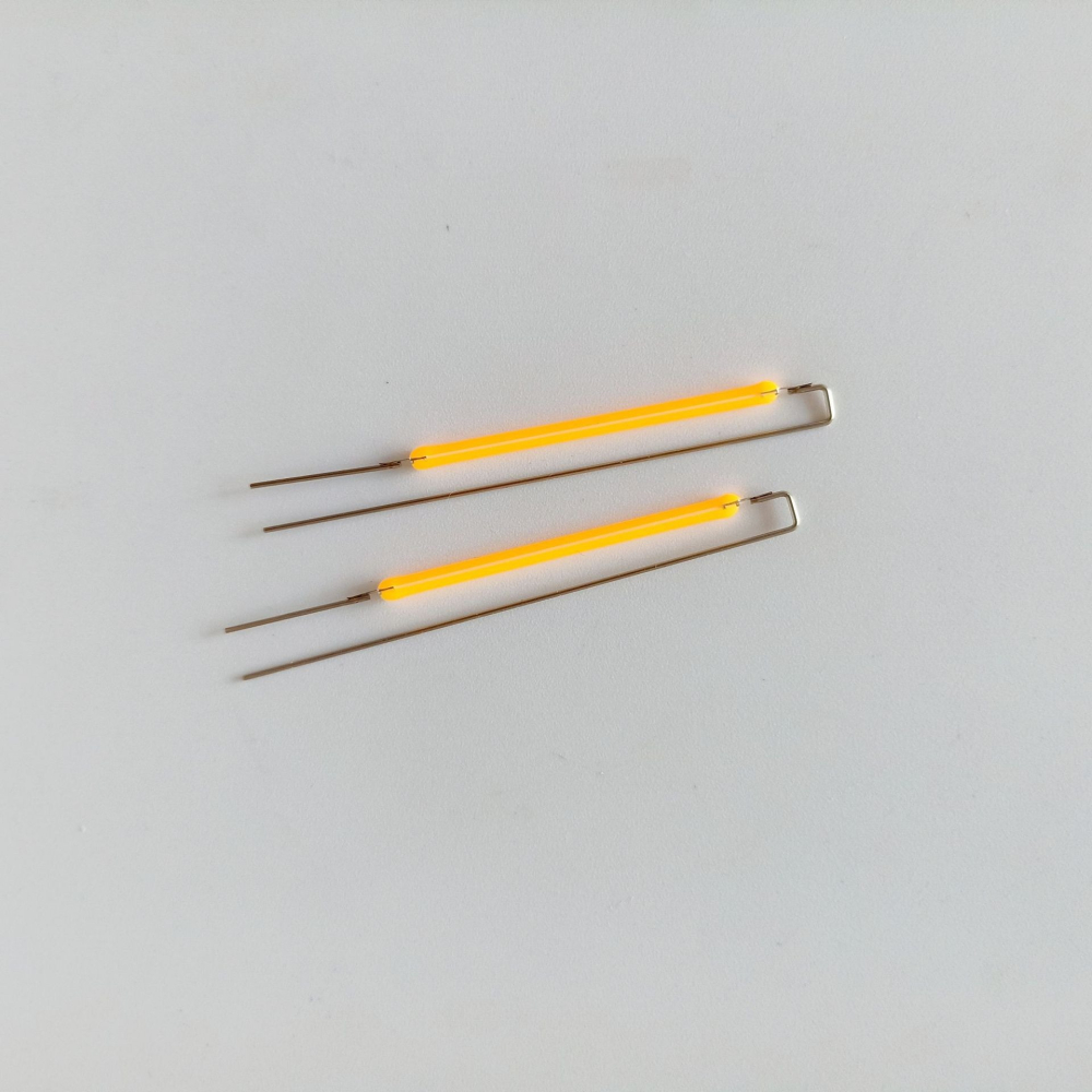 ☆四月科技能源☆配件區 燈絲led燈53mm陶瓷鎢絲光源 低壓點焊總長70mm 太陽能-細節圖2