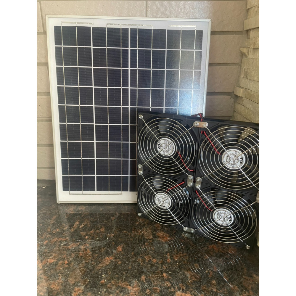 ☆四月科技能源☆太陽能20W+市電兩用DC24V直流扇 排風扇/換氣扇/散熱扇/通風扇A0397-3-細節圖5