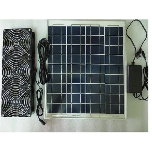 ☆四月科技能源☆太陽能20W+市電兩用DC24V直流扇 排風扇/換氣扇/散熱扇/通風扇A0397-3-規格圖6