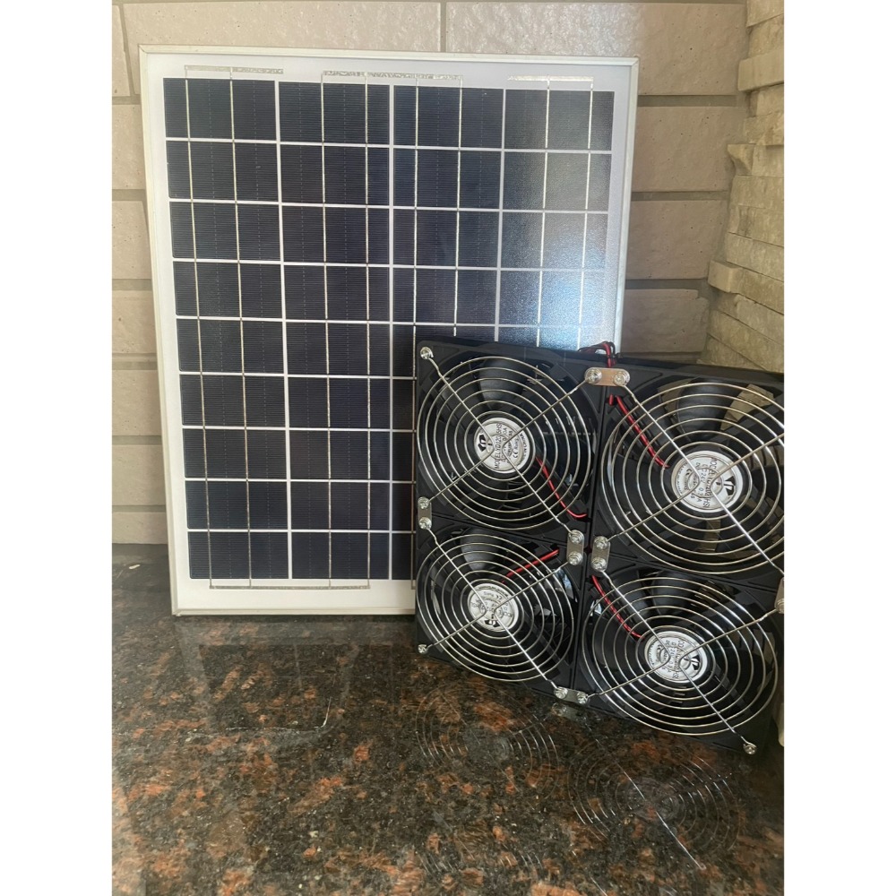 ☆四月科技能源☆太陽能20W+市電兩用DC24V直流扇 排風扇/換氣扇/散熱扇/通風扇A0397-3-規格圖6
