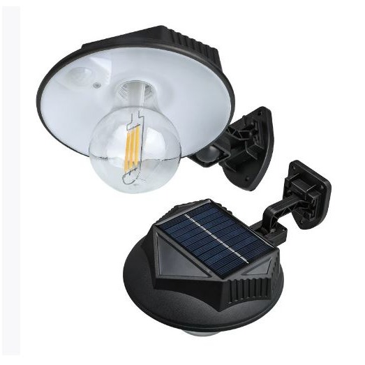 ☆四月科技能源☆光控太陽能燈 太陽能燈泡家用庭院花園太陽能壁燈露營燈泡氛圍燈防水燈 A0034-細節圖2