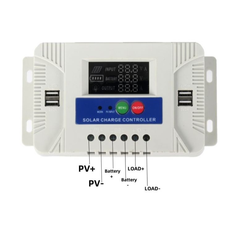 ☆四月科技能源☆太陽能控制器免設置彩色螢幕夜光顯示12V24V太陽能充電控制器光伏可顯示電流A0151-14[01-2]-細節圖4