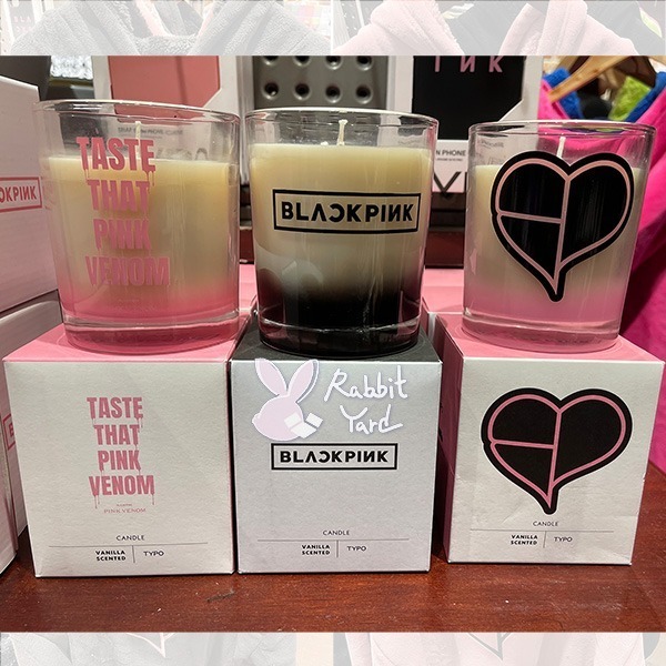 台灣現貨秒出 澳洲代購 TYPO BLACKPINK 絨毛帽T 蠟燭 披肩 蓋毯 馬克杯 抱枕 地墊 粉絲周邊商品-細節圖4