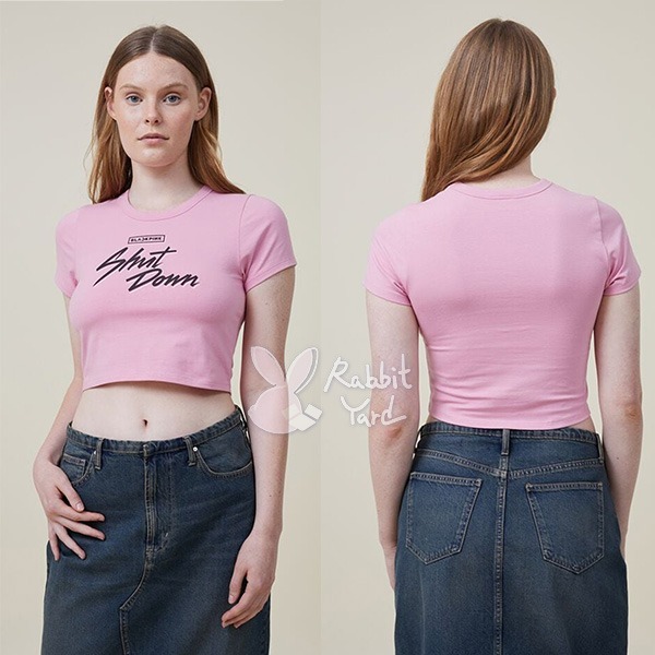 現貨秒出 澳洲 COTTONON x BLACKPINK 演唱會限定 短袖T恤 帽T 肩背包 手機背帶 粉絲周邊 快閃-細節圖4