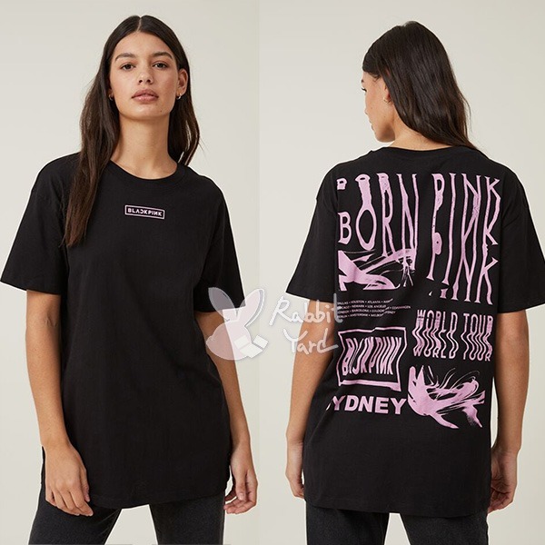 現貨秒出 澳洲 COTTONON x BLACKPINK 演唱會限定 短袖T恤 帽T 肩背包 手機背帶 粉絲周邊 快閃-細節圖5