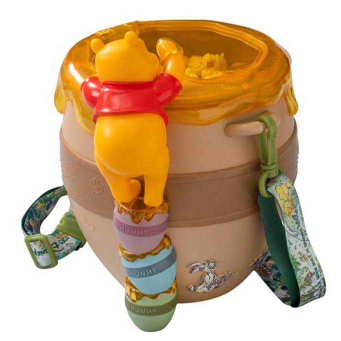 預購代購 東京迪士尼海洋 Tomica Disney 爆米花桶 小熊維尼 維尼熊 蜂蜜桶造型 收藏款 收納盒-細節圖2