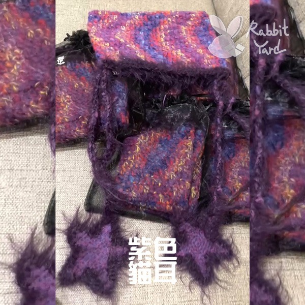 IU 李知恩 世巡 首爾演唱會 穿戴搭配 毛線帽 毛帽 手工限量預購 粉絲週邊 粉色 星星 紫色 狗耳 貓耳-細節圖5