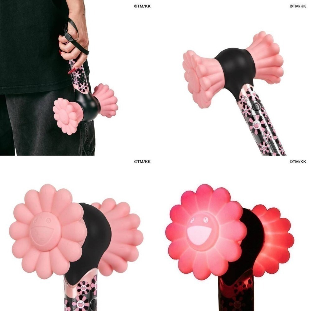 4/13出貨 日本 BLACKPINK x 村上隆 聯名 粉絲周邊週邊 服飾 提袋 鑰匙圈 抱枕 花朵 手提袋 托特包-細節圖6