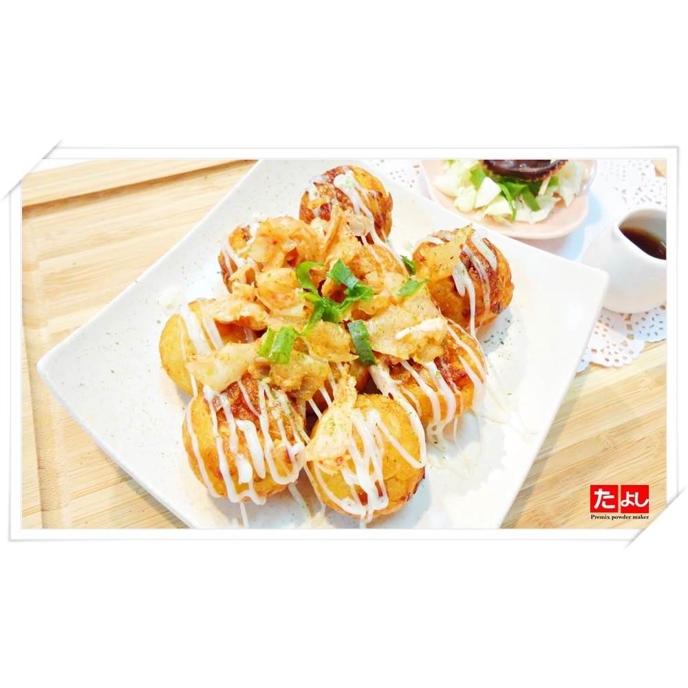 ◆田義◆台式章魚燒粉 素食章魚燒粉 黑色章魚燒粉 炸彈燒 菇菇燒 無蛋章魚燒粉 日式章魚燒粉-細節圖4