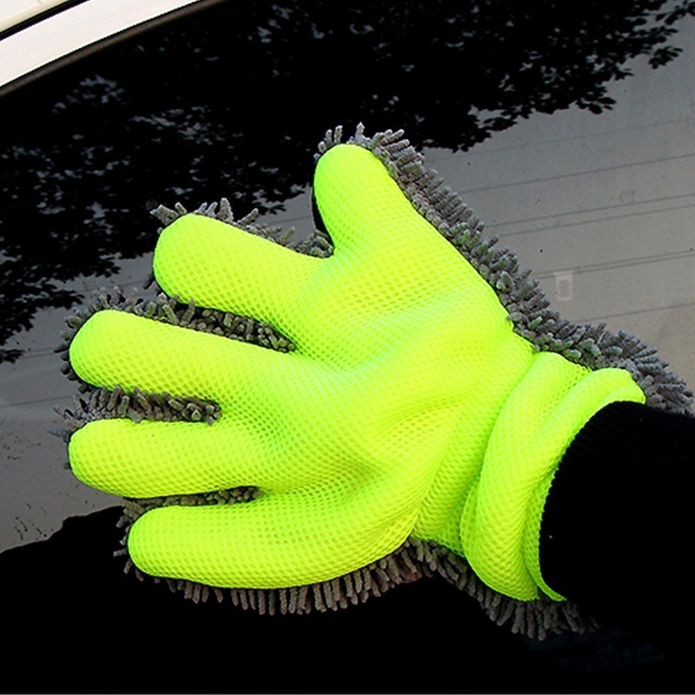 Auto Care絨布五指洗車手套-細節圖2