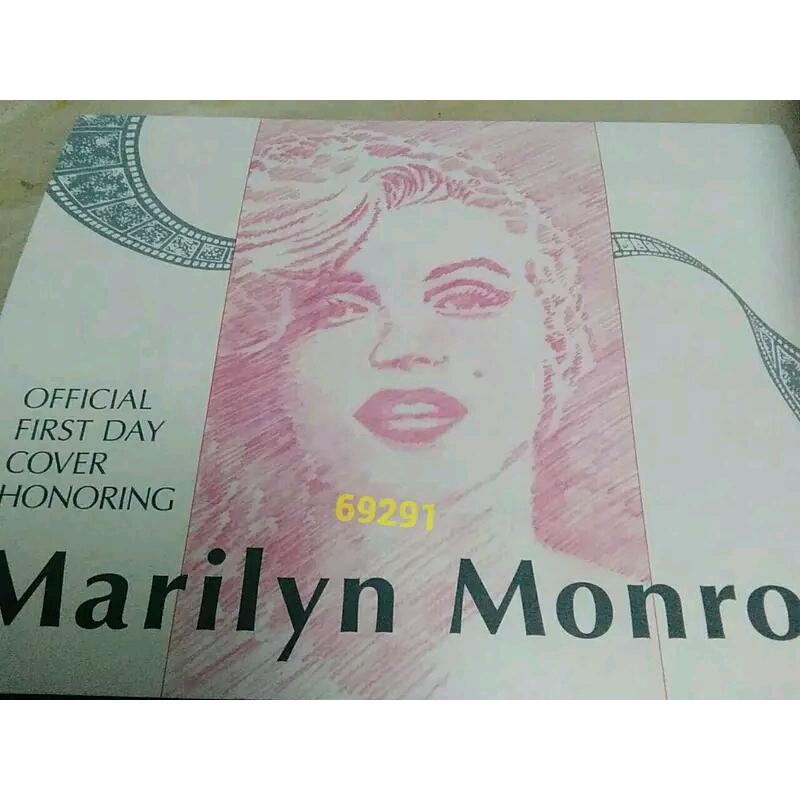 瑪麗蓮夢露黃金郵票~22K黃金有證書，黃金郵票，黃金，純金，郵票，收藏~瑪麗蓮夢露22K黃金郵票-細節圖4