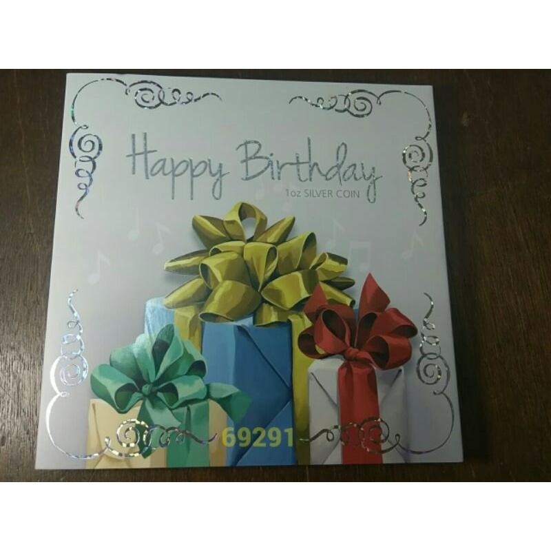 澳大利亞生日快樂彩色精鑄銀幣一盎司，限量銀幣，澳洲銀幣，銀幣，錢幣，幣~澳大利亞生日快樂彩色精鑄銀幣-細節圖8