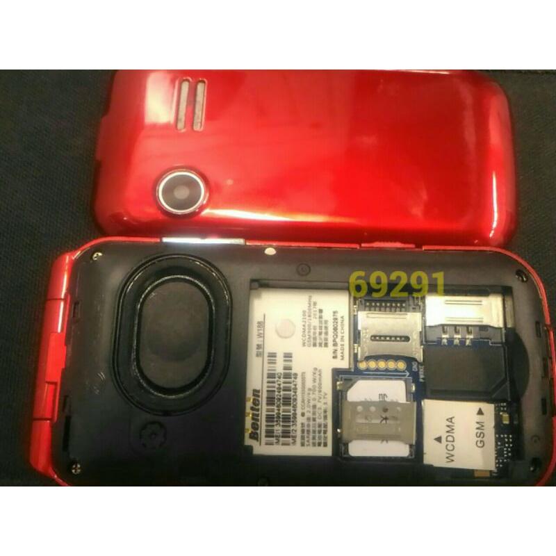 Benten老人手機，奔騰，老人手機，二手手機，中古手機，手機空機~Benten w188老人手機~支援4G功能正常-細節圖3