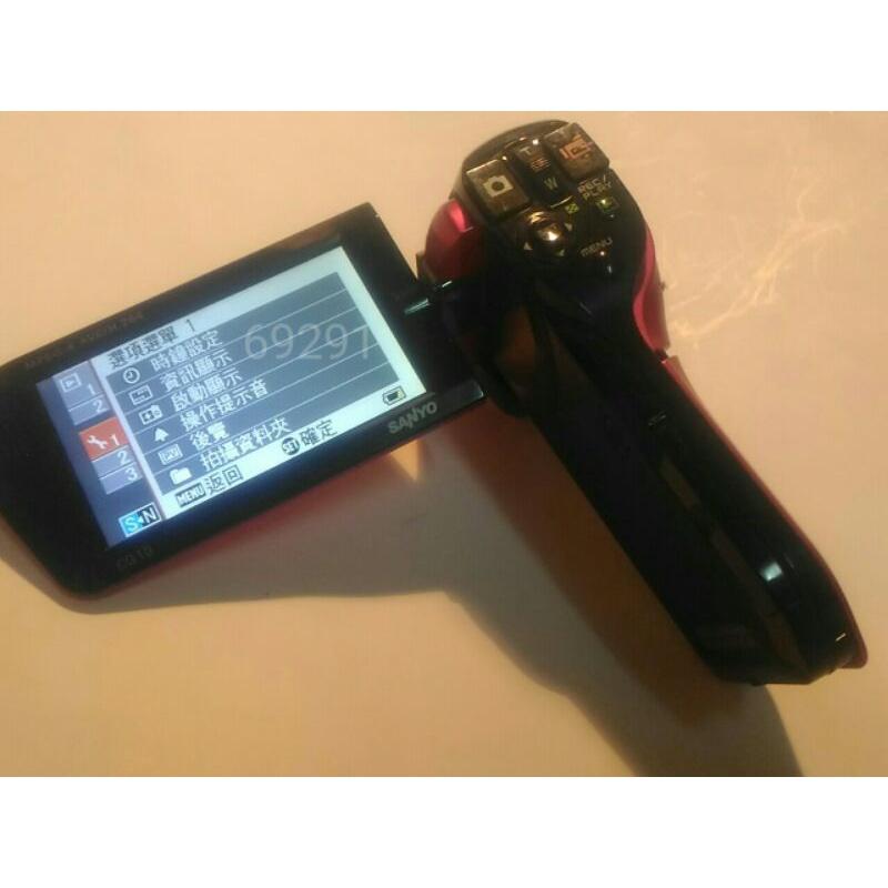 SANYO三洋DV攝影機，DV攝影機，攝影機，數位相機，相機~SANYO三洋DV攝影機~螢幕可旋轉功能正常-細節圖3