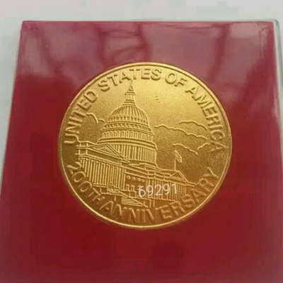 美國華盛頓200週年銅幣，華盛頓銅幣，銅幣，收藏錢幣，錢幣，紀念幣，幣~美國華盛頓200週年銅幣
