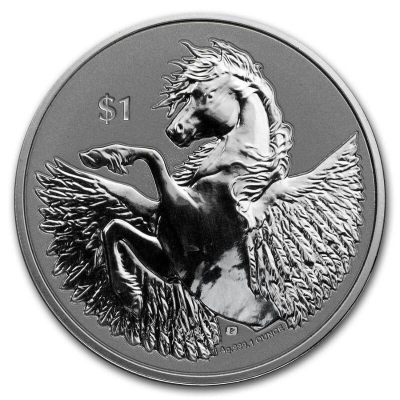 英國飛馬銀幣一盎司~不分年份隨機出貨，限量銀幣，英國銀幣，銀幣，收藏錢幣，錢幣，紀念幣，幣~英國飛馬純銀銀幣一盎司