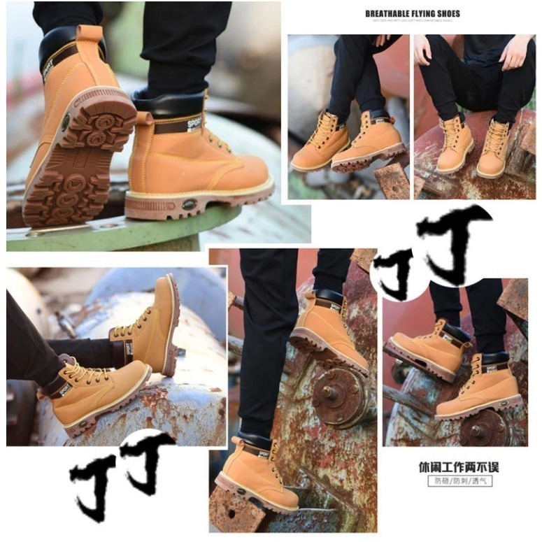 ~子甄彣璟~通過BSMI認證 專業電焊鞋 鋼頭安全鞋 防火花噴濺 防砸防刺穿 工作鞋 銲工鞋 勞保鞋-細節圖4