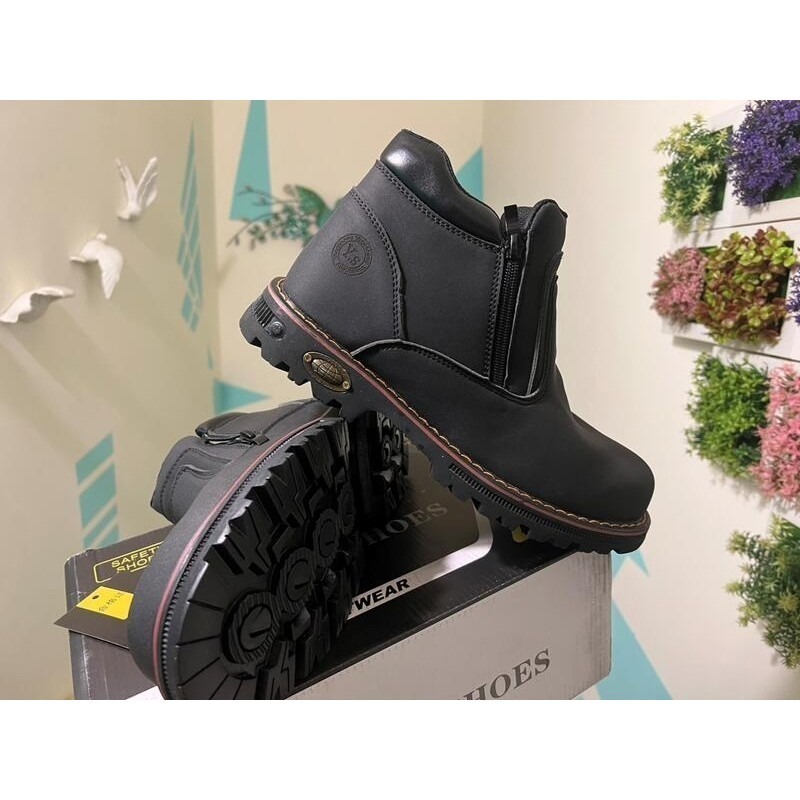 ~子甄彣璟~通過BSMI認證 專業電焊鞋 鋼頭安全鞋 耐磨 防火花噴濺 防砸防刺穿 工作鞋 銲工鞋 勞保鞋-細節圖2