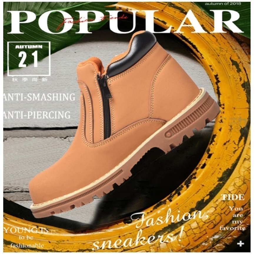 ~子甄彣璟~通過BSMI認證 專業電焊鞋 鋼頭安全鞋 耐磨 防火花噴濺 防砸防刺穿 工作鞋 銲工鞋 勞保鞋-細節圖8