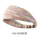 ~子甄彣璟~運動吸汗頭帶 止汗 頭帶 運動汗帶 束髮圈 髮帶 毛巾 髮帶 頭巾 跑步 慢跑 瑜珈 健身 運動頭巾-規格圖11
