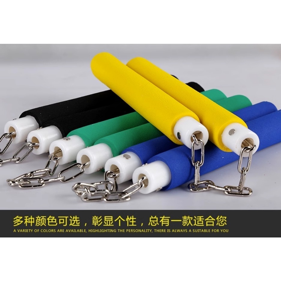 ~子甄彣璟~-兒童 雙節棍 海綿 膠棉 純膠棉 雙截棍 初學者兩節棍 加厚泡棉 海綿雙節棍 練習棍-細節圖7