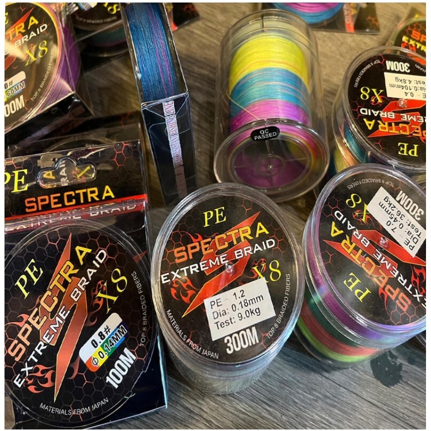 ~子甄彣璟~SPECTRA線 4編 8編 100米 300米 大力馬 魚線 0.4號-10.0號 編織線 釣魚線 PE線-細節圖5