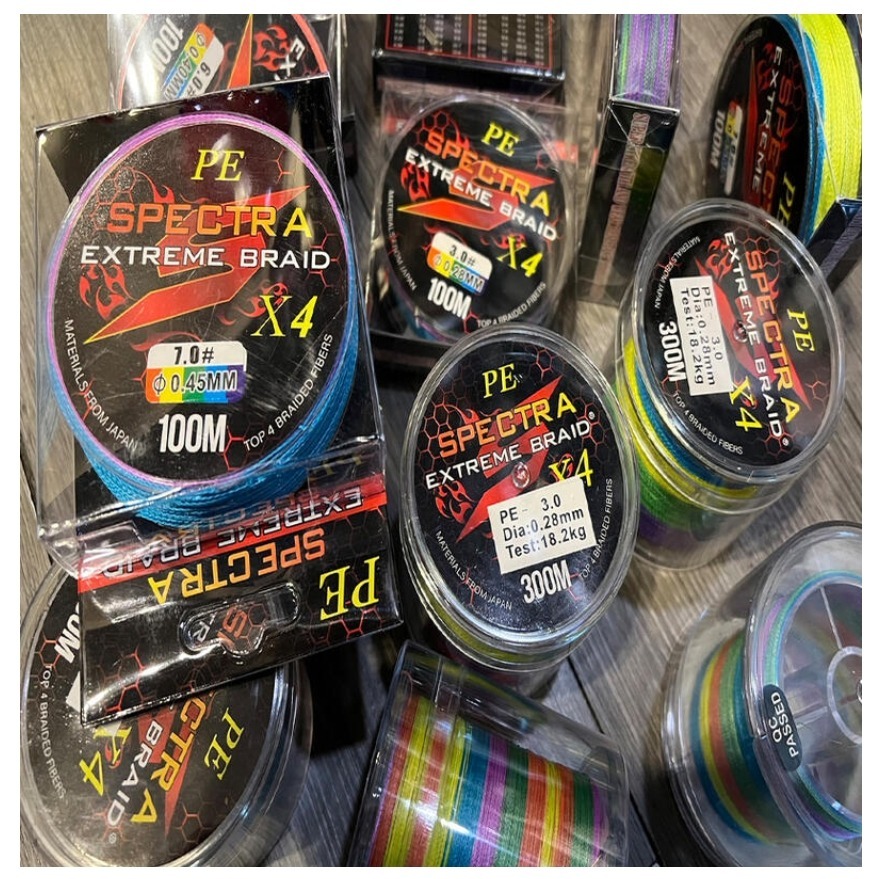 ~子甄彣璟~SPECTRA線 4編 8編 100米 300米 大力馬 魚線 0.4號-10.0號 編織線 釣魚線 PE線-細節圖6