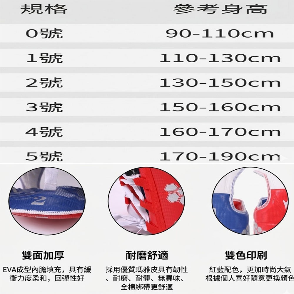 ~子甄彣璟~教練推薦款 跆拳道護胸 兒童專業護具 防護 防撞 加厚包覆性強 耐打耐踢 雙面加厚護具 護胸甲 緩衝耐磨-細節圖7