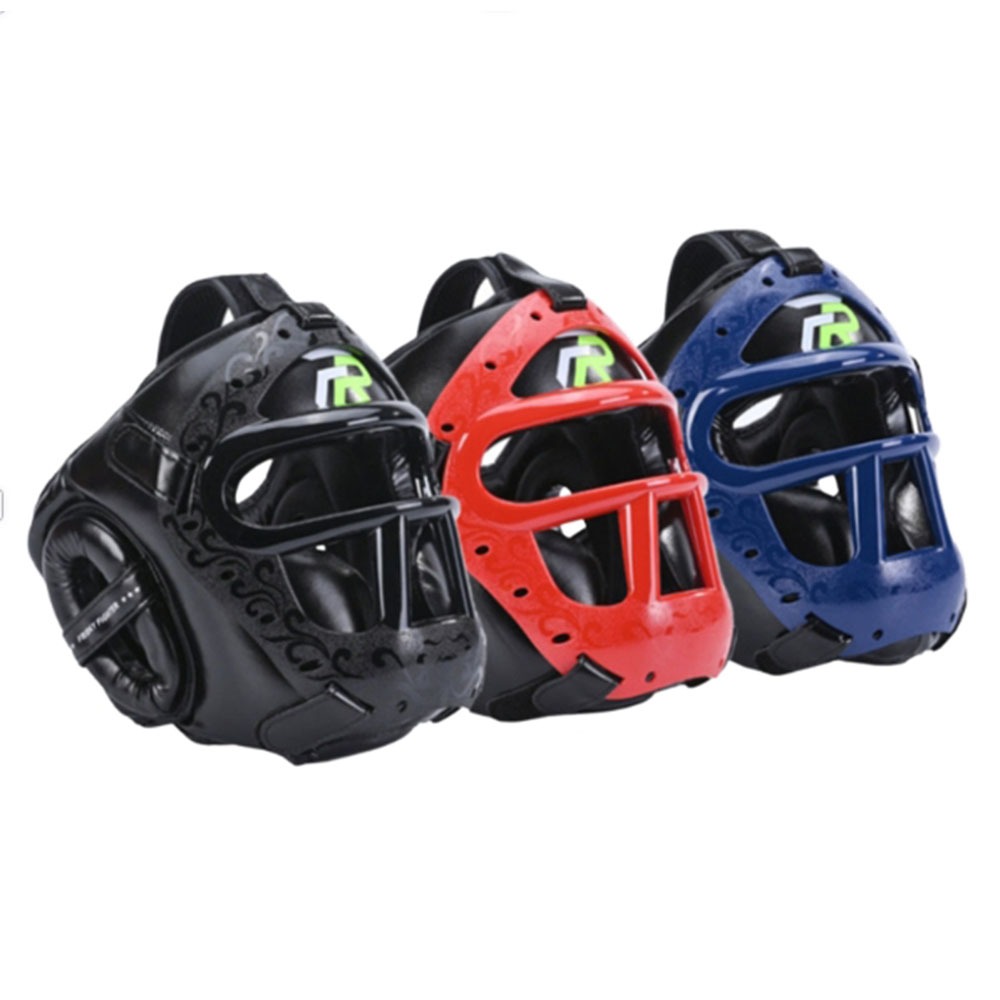 ~子甄彣璟~FRISKY 拳擊護頭面罩 拳擊頭盔 強化面罩 不擋視線 緩震護具 泰拳 MMA 散打 護頭具 運動防護-細節圖6