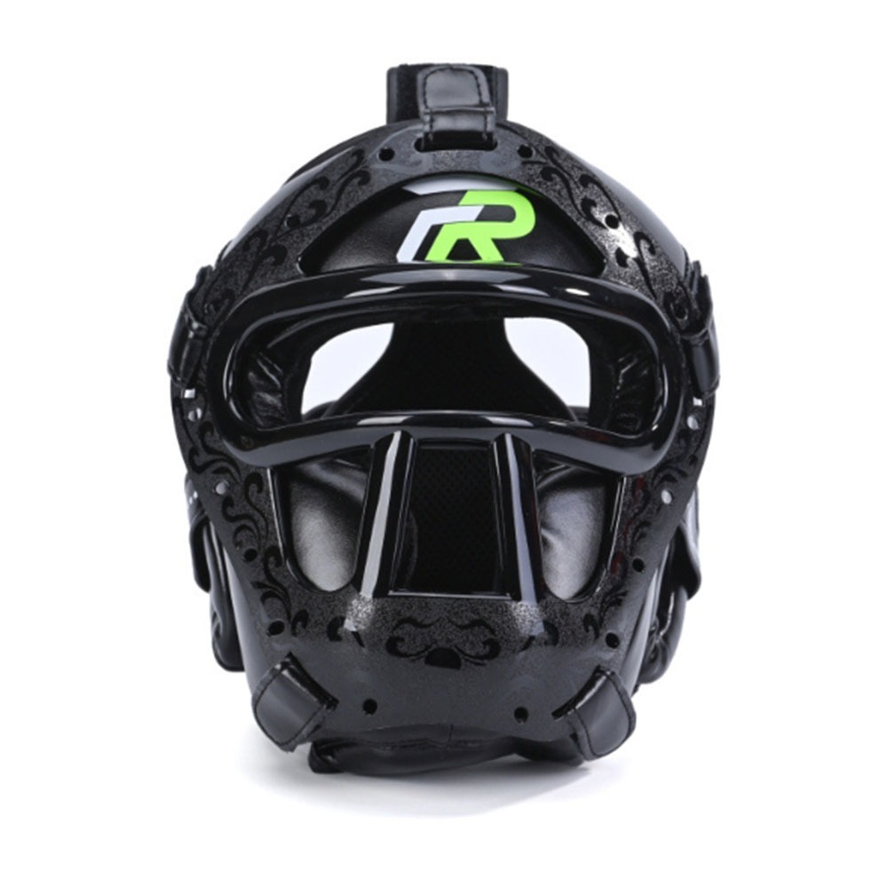 ~子甄彣璟~FRISKY 拳擊護頭面罩 拳擊頭盔 強化面罩 不擋視線 緩震護具 泰拳 MMA 散打 護頭具 運動防護-細節圖7