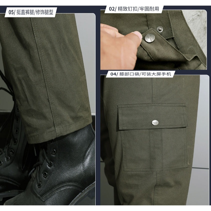 ~子甄彣璟~褲襠加厚 工作褲 加襠 防爆襠 防刮 防火花 耐磨  電焊 工地 勞工 工作服 褲子-細節圖4