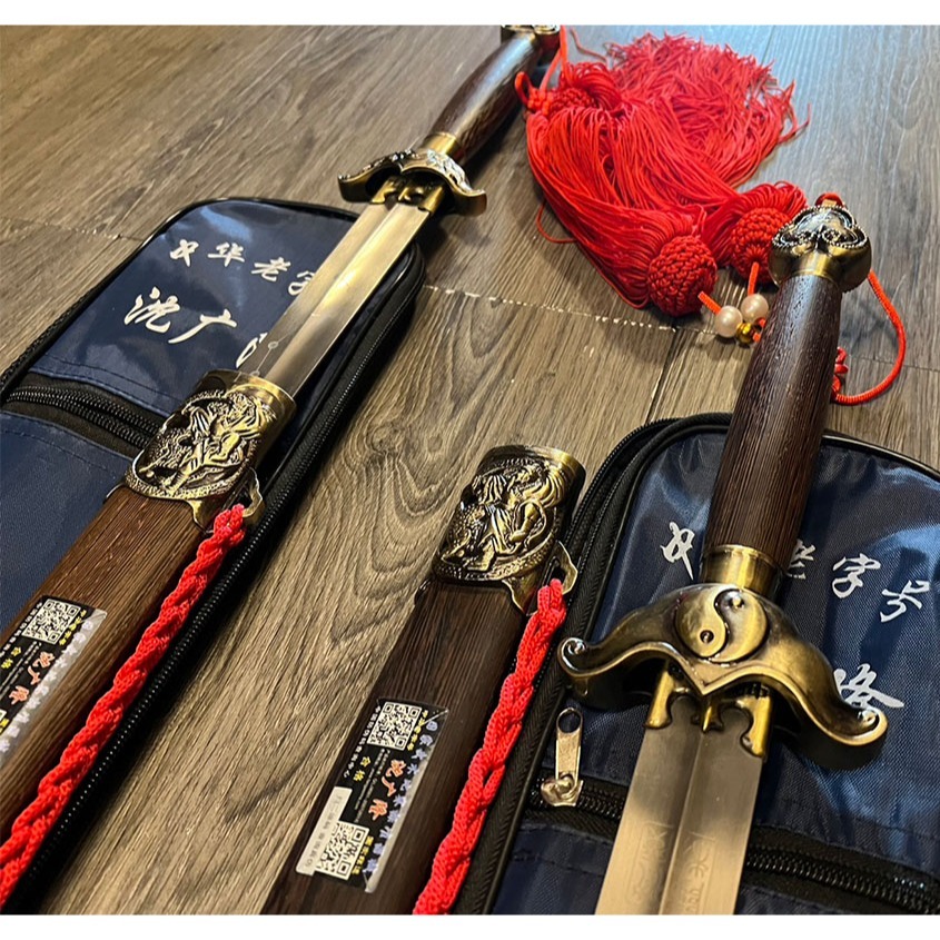 ~子甄彣璟~人-正品沈廣隆太極劍 比賽規格標準 晨練 練習劍 學習劍 劍道  武術劍 表演劍 太極拳武術用品 未開刃-細節圖11