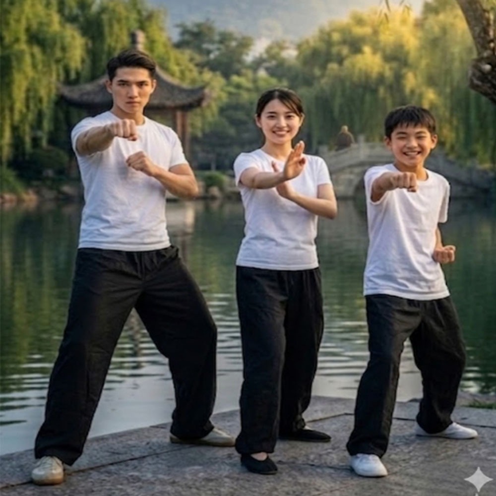 ~子甄彣璟~太極/練功專用 彈力棉 燈籠褲 功夫褲 褲子 禪坐 束口休閒褲 運動縮口褲 瑜珈 居士褲 太極長褲-細節圖9