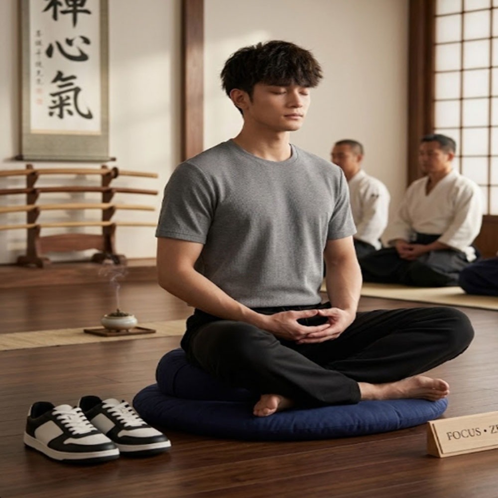 ~子甄彣璟~彈力棉 平口直筒 功夫褲 燈籠褲 獨家加寬版型 休閒褲 運動褲 闊腿褲 太極褲 禪坐 武術褲 不卡襠 潮流寬-細節圖5