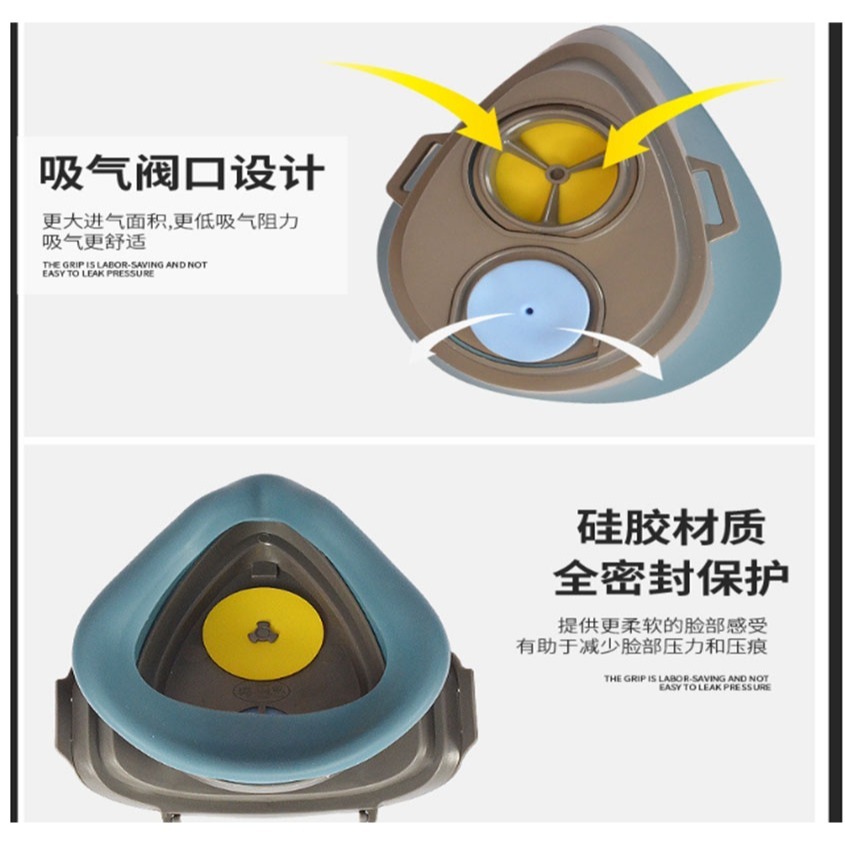 ~子甄彣璟~豬鼻子 防毒面具 防毒口罩 防毒面罩 工業口罩 噴漆防毒面具 防塵面罩 防毒面具 防毒 口罩-細節圖5