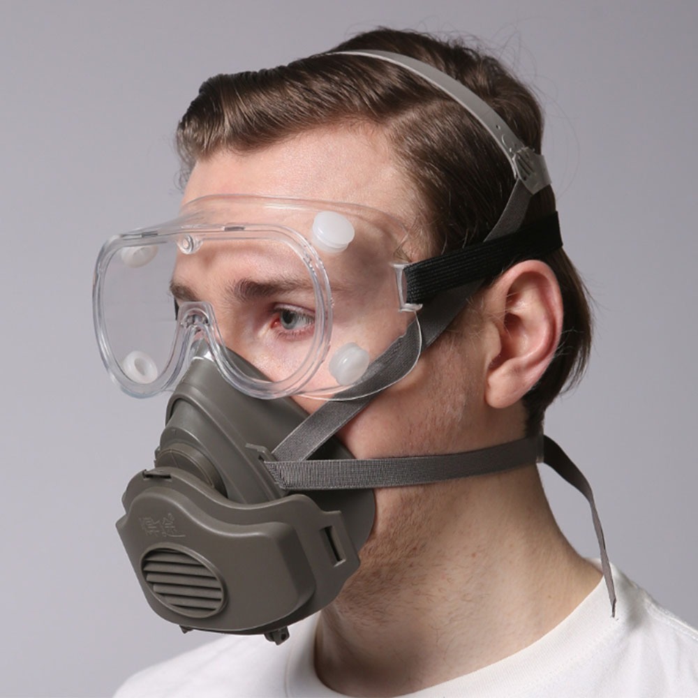 ~子甄彣璟~豬鼻子 防毒面具 防毒口罩 防毒面罩 工業口罩 噴漆防毒面具 防塵面罩 防毒面具 防毒 口罩-規格圖11