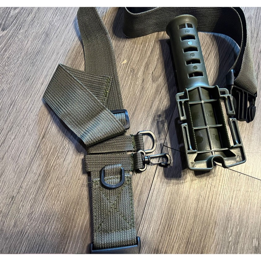 ~子甄彣璟~魚竿腰帶支架 釣魚腰帶 釣魚支架 路亞腰帶 釣魚神器 路亞磯釣 腰掛插桿筒 釣竿固定器-細節圖6