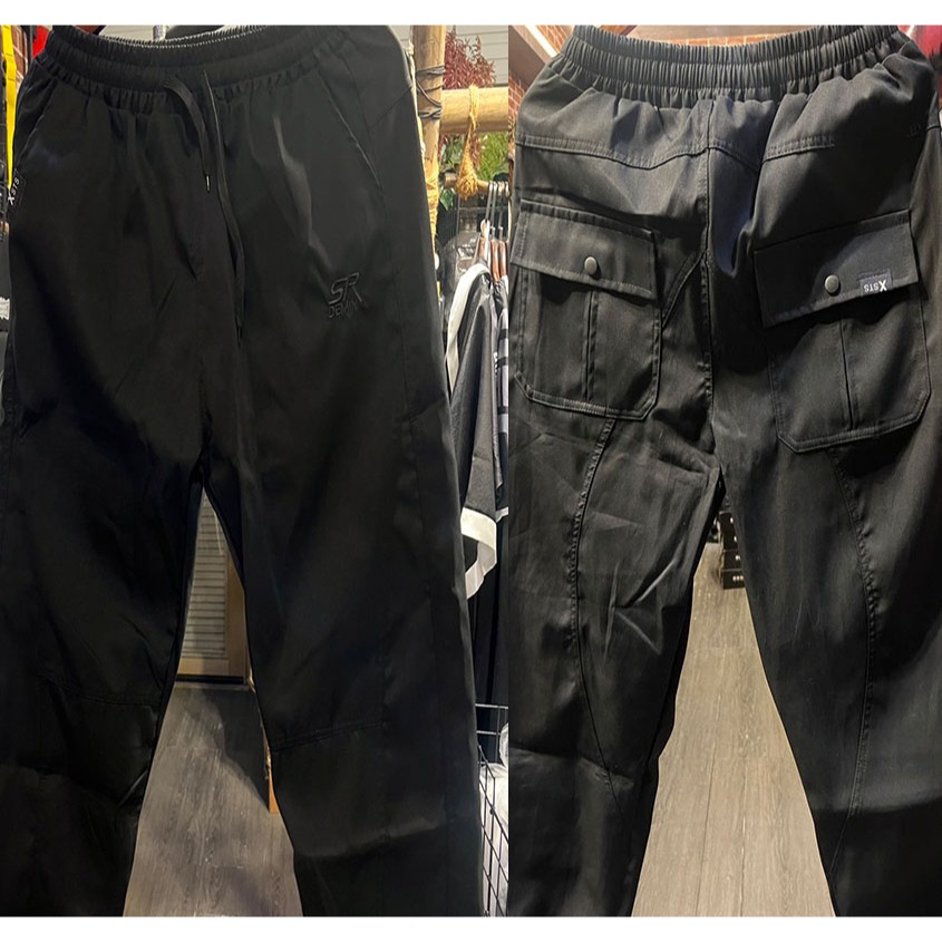 ~子甄彣璟~復古潮流 痞帥 哈倫褲 休閑褲 軍褲 戰術褲 束腳褲 工裝褲 工作褲 九分褲 褲子 長褲-細節圖2